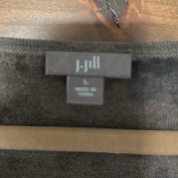 J.Jill silk/Cashmere blend sweater Womens L lightweight Boho Artsy Art to wear - Picture 6 of 11